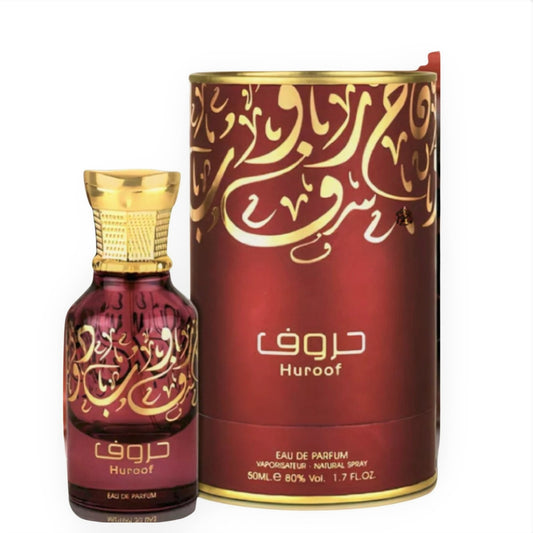 50 ml Eau de Perfume Huroof - Mausteinen Oudin Tuoksu Miehille