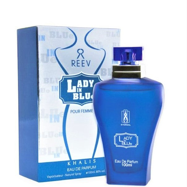 100 ml Eau de Perfume Lady in Blue - Hedelmäinen ja Meripihkainen Tuoksu Naisille