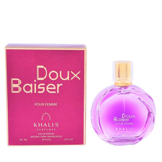 100 ml Eau de Perfume Doux Baiser - Mausteinen, Vaniljainen ja Hedelmäinen Tuoksu Miehille ja Naisille