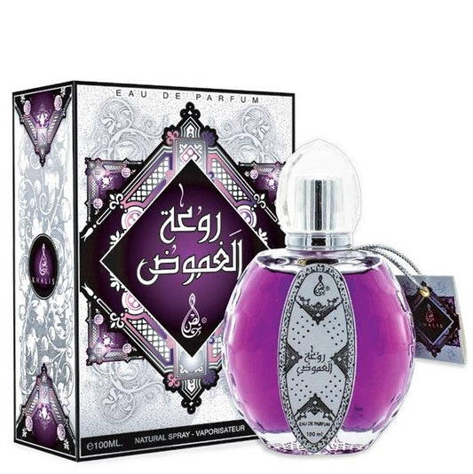 100 ml Eau de Perfume Rowah Al Ghamoud - Myskin ja Santelipuun Tuoksu Naisille