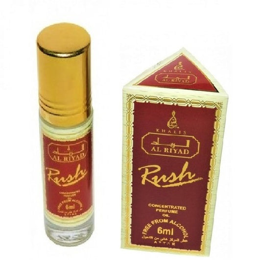 6 ml Hajusteöljy Rush - Itämainen ja Hedelmäinen Tuoksu Miehille