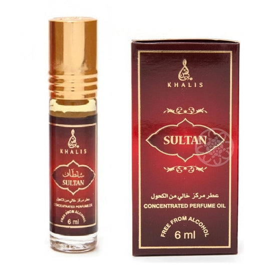 6 ml Hajusteöljy Sultan - Myskin ja Meripihkan Tuoksu Naisille ja Miehille