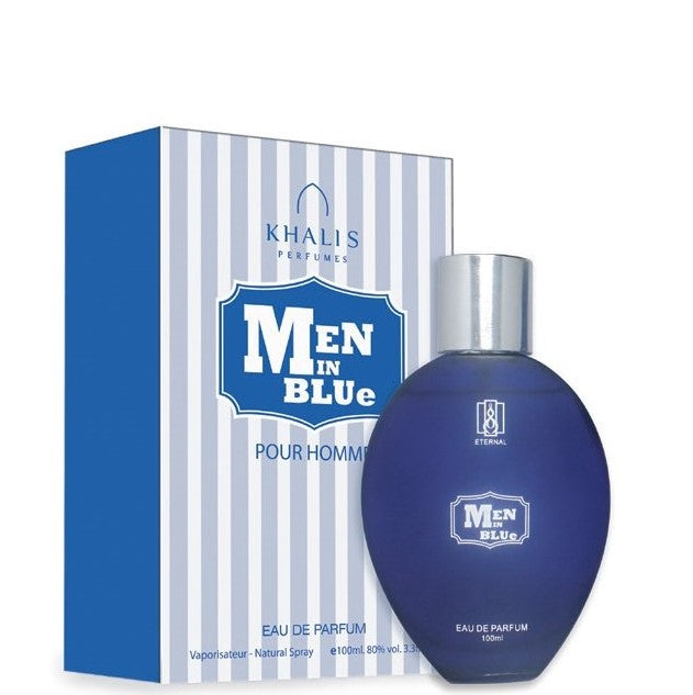 100 ml Eau de Parfume Men In Blue - Meripihkan ja Setrin Tuoksu Miehille