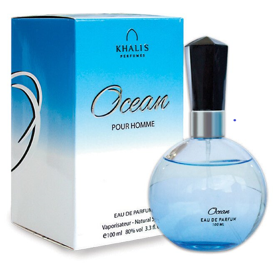100 ml Eau de Perfume OCEAN - Sitruksinen Oud Tuoksu Miehille