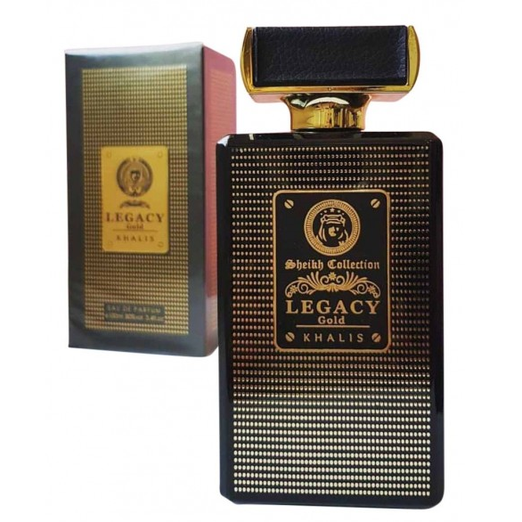 100 ml Eau de Perfume LEGACY GOLD - Kukkainen Myskin Tuoksu Miehille