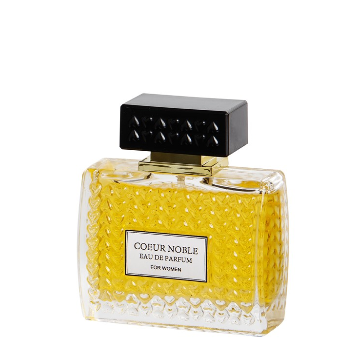 100 ml Eau de Perfume "COEUR NOBLE" Kukkainen ja puinen tuoksu naisille,  korkea 6%:n hajusteöljypitoisuus