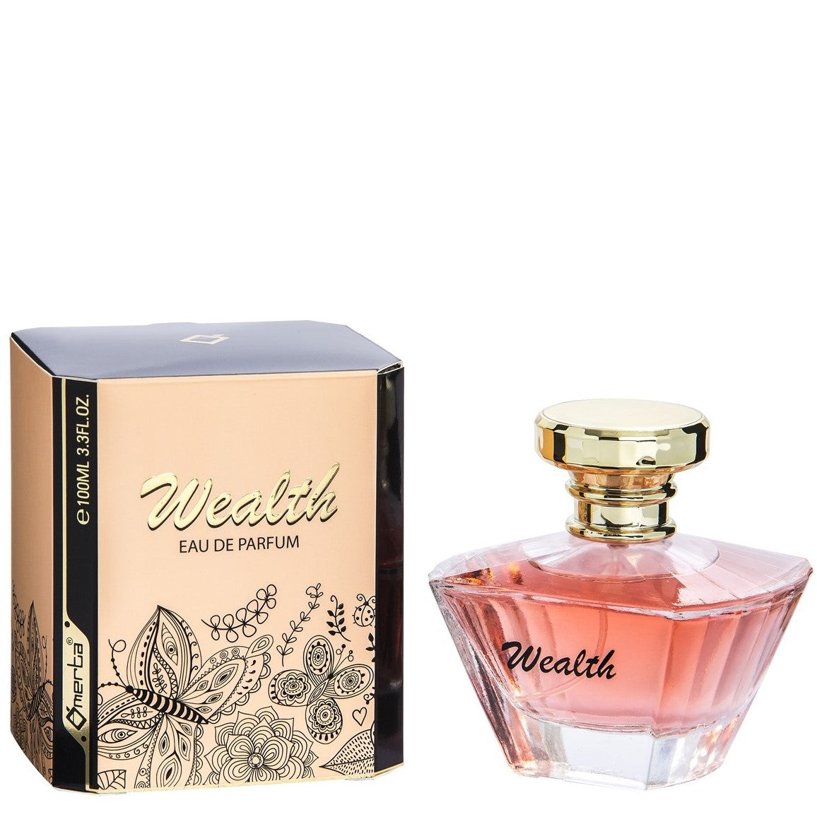 100 ml Eau de Perfume "WEALTH" Hedelmäinen kukkaistuoksu naisille.,  korkea 6%:n hajusteöljypitoisuus 1 