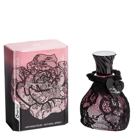 100 ml Eau de Perfume "LAZY NIGHTS" Kukkainen ja myskinen tuoksu naisille.,  korkea 6%:n hajusteöljypitoisuus