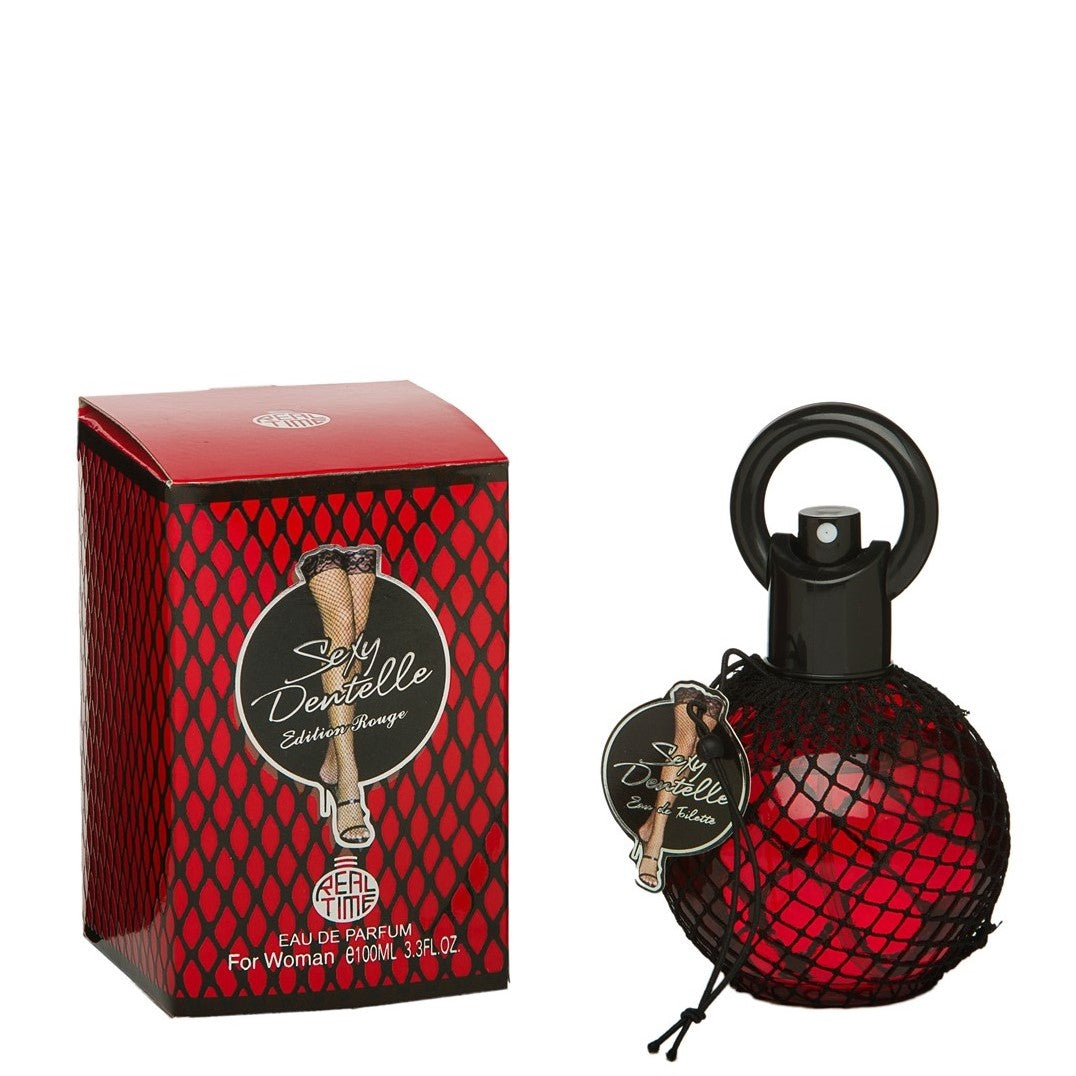 100 ml Eau de Perfume "SEXY DENTELLE ROUGE EDITION" Kukkamainen, hedelmäinen ja itämainen tuoksu naiselle,  korkea 3%:n hajusteöljypitoisuus 1 