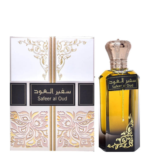 100 ml Eau de Perfume Safeer Al Oud - Mausteinen ja Myskinen Tuoksu Miehille ja Naisille