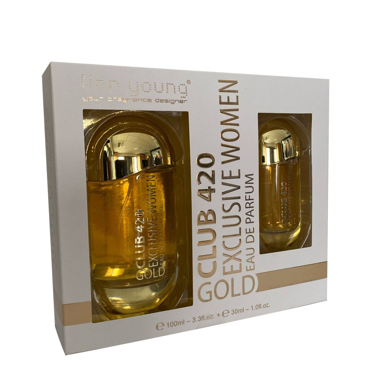100 ml + 30 ml Eau de Perfume "CLUB 420 GOLD" Oriental - Vaniljatuoksu Naisille