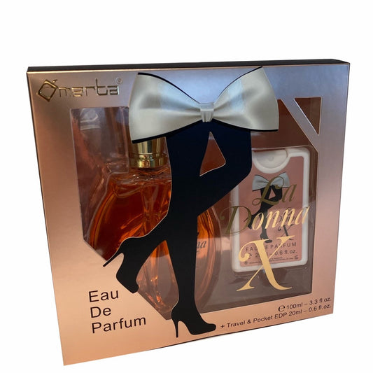 100 ml + 20 ml Eau de Perfume "LA DONNA X" - Sypressituoksu Naisille