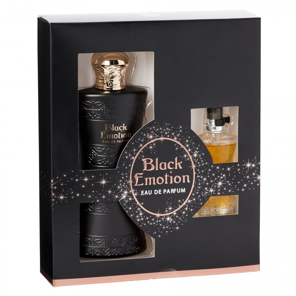 100 ml + 15 ml Eau de Perfume "BLACK EMOTION" Oriental - Vaniljatuoksu Naisille