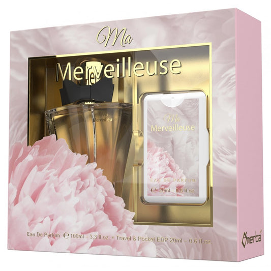 100 ml + 20 ml Eau de Perfume "MA MERVEILLEUSE" Oriental - Kukkatuoksu Naisille