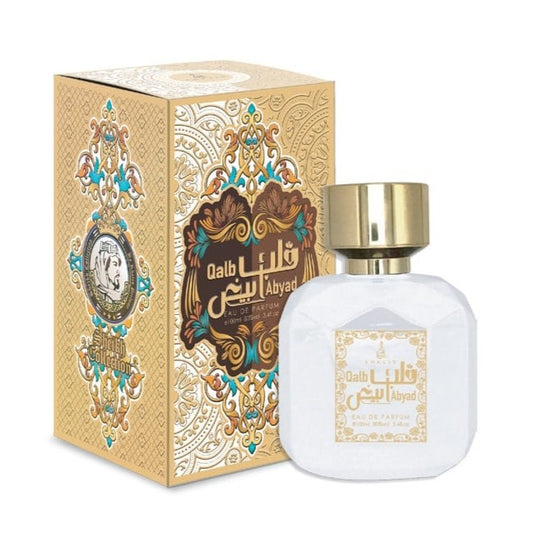 100 ml Eau de Hajuvesi QALB ABYAD - Makean hedelmäinen ja puumainen tuoksu naisille