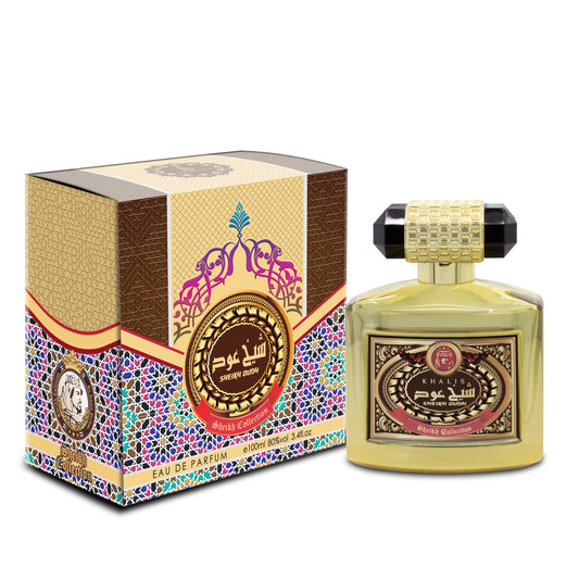 100 ml Eau de Hajuvesi SHEIKH OUDH - Mausteinen oud tuoksu miehille