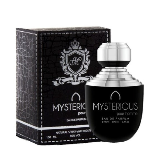 100 ml Eau de Perfume MYSTERIOUS - Kukkainen ja puinen myskituoksu miehille