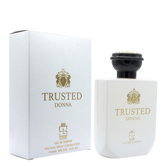 100 ml Eau de Perfume TRUSTED DONNA - Hedelmäinen ja kukkainen myskituoksu naisille