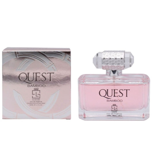 100 ml Eau de Perfume QUEST BAMBOO - Kukkainen ja puumainen tuoksu naisille