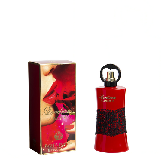 100 ml Eau de Parfum  "Loveliness La Passione" Kukkaistuoksuinen - Hedelmäinen Tuoksu Naisille