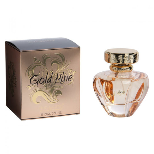 100 ml Eau de Parfum GOLD MINE Kukkais-Ruusu Tuoksu Naisille