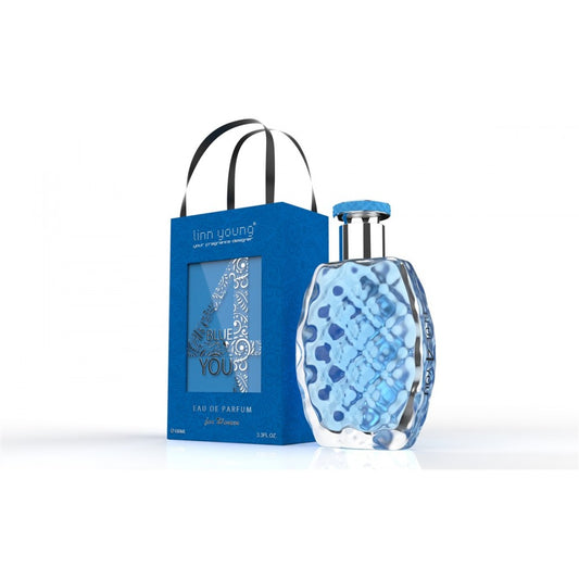 100 ml Eau de Parfume BLUE 4 YOU Kukka-Hedelmäinen Tuoksu Naisille