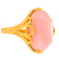 Kullattu hopeasormus Vaaleanpunaisella Opaalilla