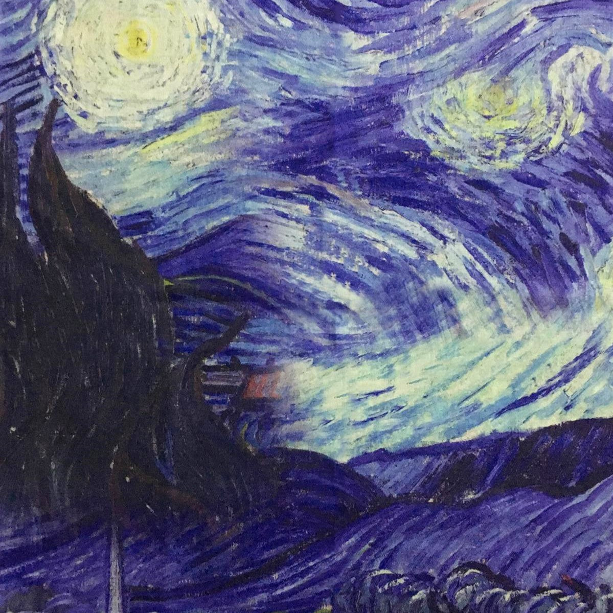 Villahuivi/-saali, 70 cm x 180 cm,  Van Gogh - Starry Night