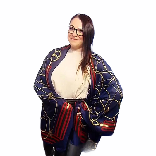 100% aito silkkihuivi/-saali, 90 cm x 180 cm, laivastonsininen