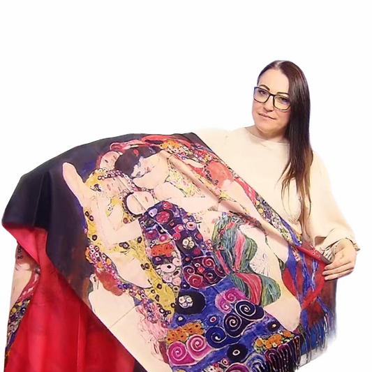 Villahuivi/-saali, 70 cm x 180 cm,  Klimt - Three Ages Of Women