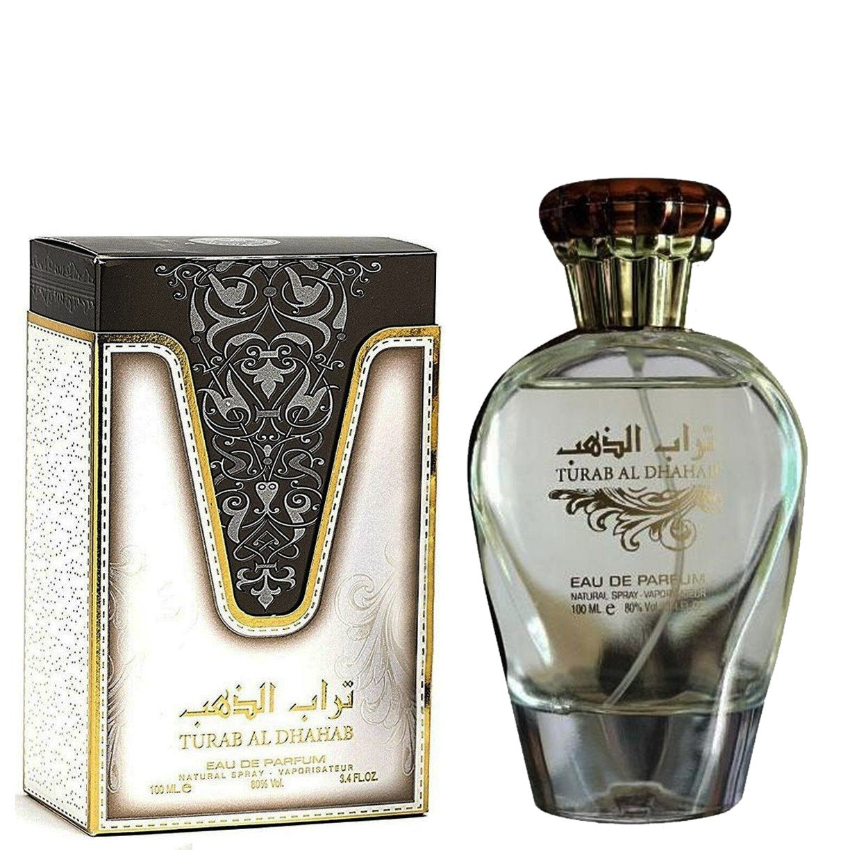 100 ml Eau de Parfume Turab Al Dhahab - Itämainen ja Makea Myski Tuoksu Miehille