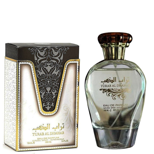 100 ml Eau de Parfume Turab Al Dhahab - Itämainen ja Makea Myski Tuoksu Miehille