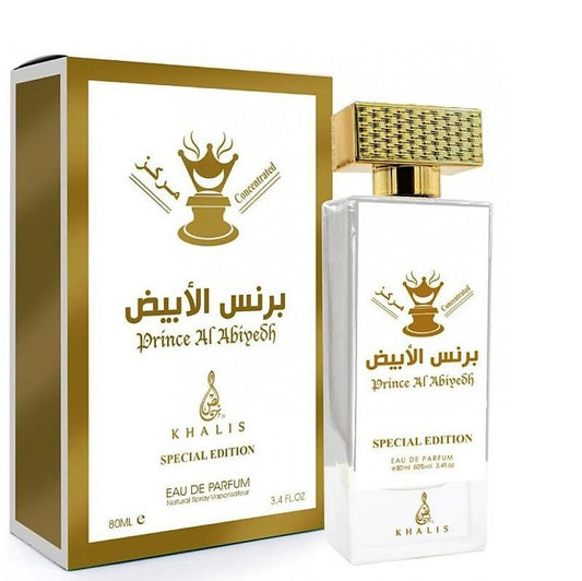 100 ml Eau de Perfume Prince Al Abiyedh Oriental - Mausteinen Tuoksu Miehille ja Naisille